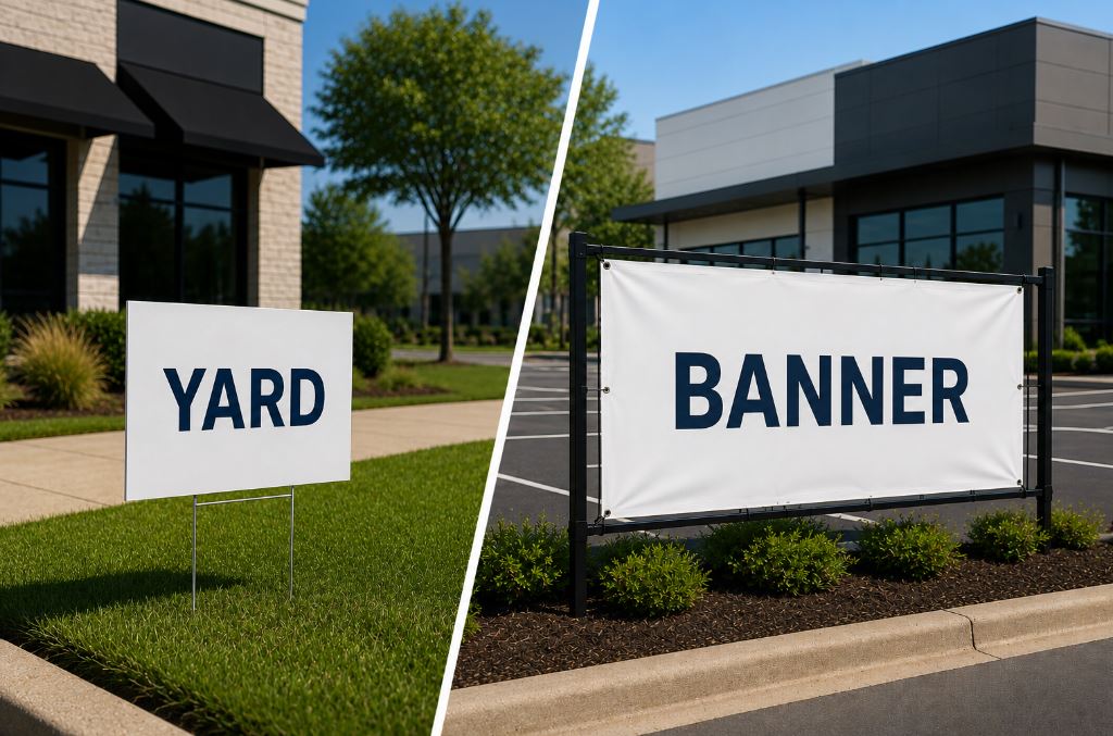 Yard Signs vs Banners