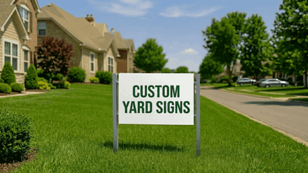 Business yard signs