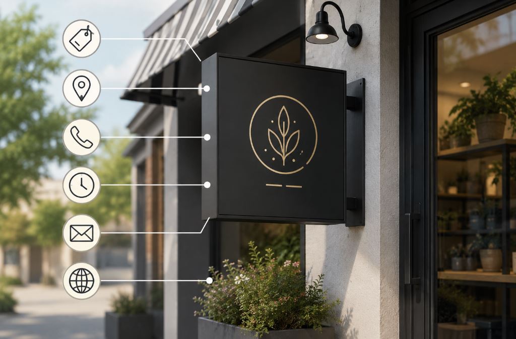 What Information Should Be Included on a Business Sign