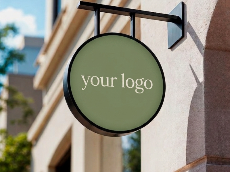 store front sign
